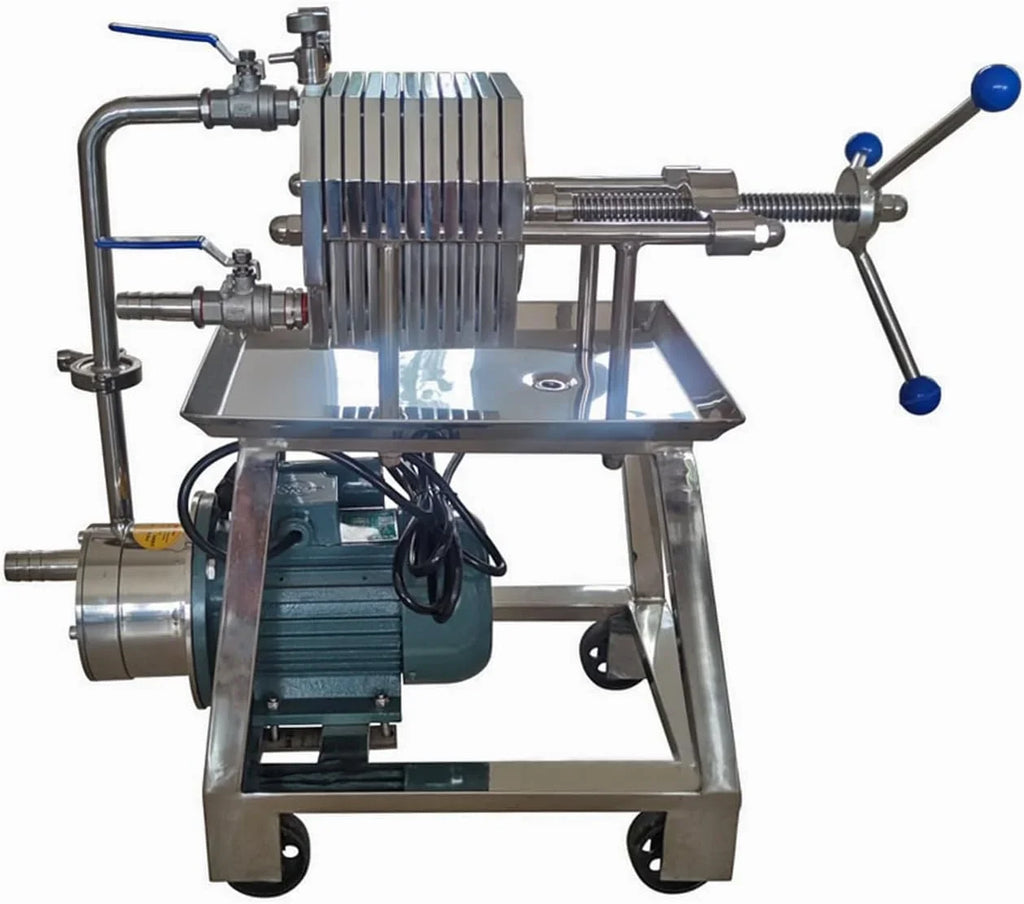Machine Beer Steel Filter Stainless Frame Filtration FT150 Slag Filter Press layer Plate 220V Filter 10 Pressure