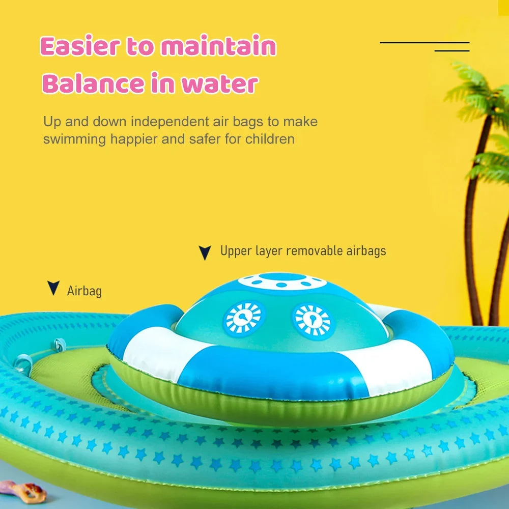Boys 6-48 for Float Bottom Float Girls Seat Toddler Swim Float Inflatable Ring Pool with Detachable Float Months Pool Upper Swimming Float