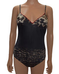 La One Leopard Padded Swimsuit Brown Underwire Piece Perla 6