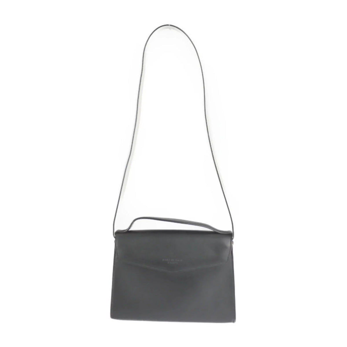 hardware Balenciaga 331916 ivory calf shoulder 2WAY Pre-Owned (Good) silver leather bag trapeze BALENCIAGA handbag black mailon mini system
