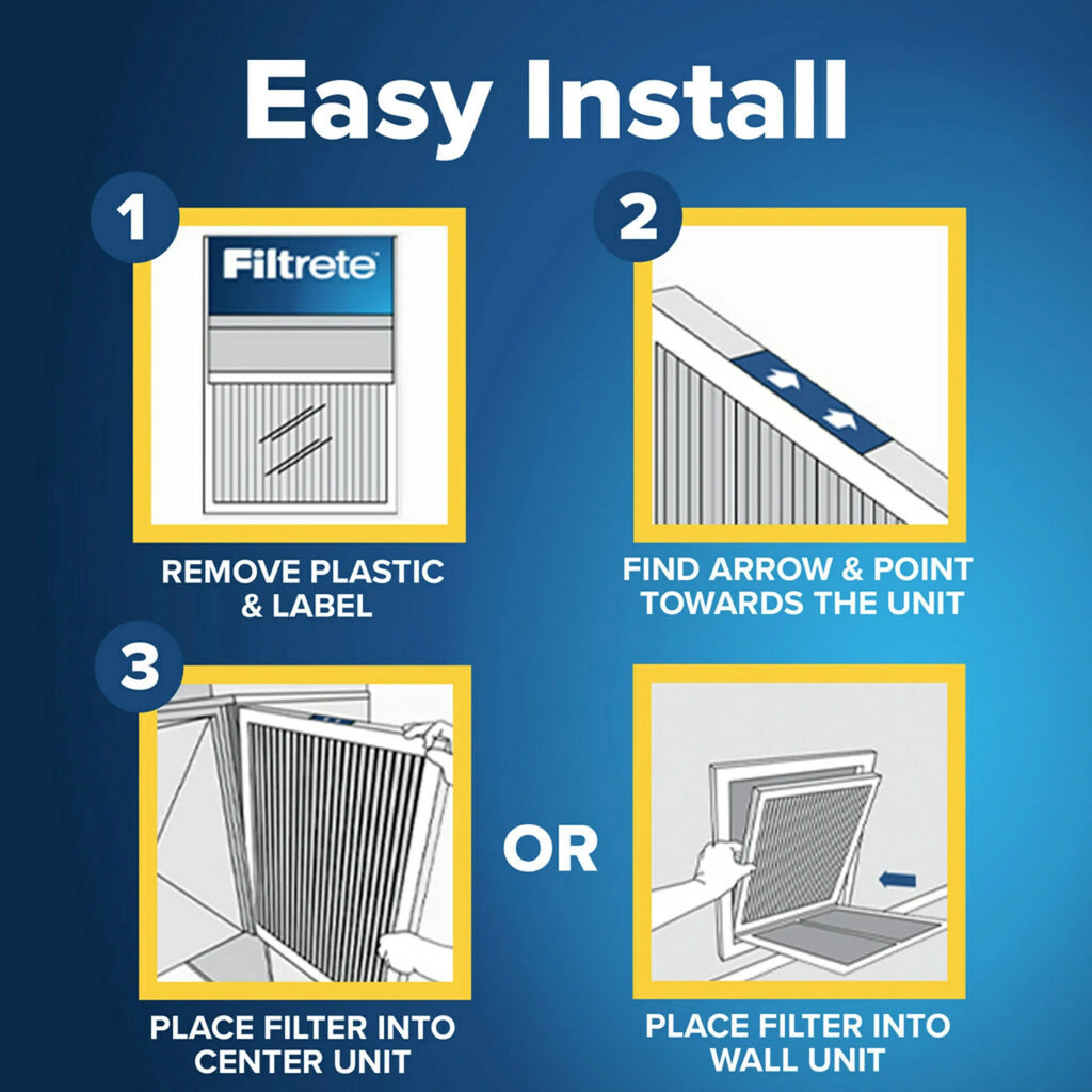 12, MPR Allergen Filters Filter, Reduction, Filtrete MERV 1500 Advanced 4 Air 16x24x1