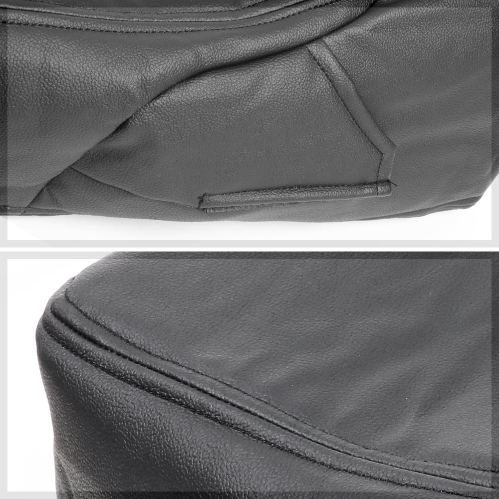 Cover CHEVROLET 07-14 TAHOE Leather Center CHEVROLET SILVERADO, Kit select: Silverado/Sierra Arm Lid 2007-2014 for Black Fits Rest Console 2007-2014