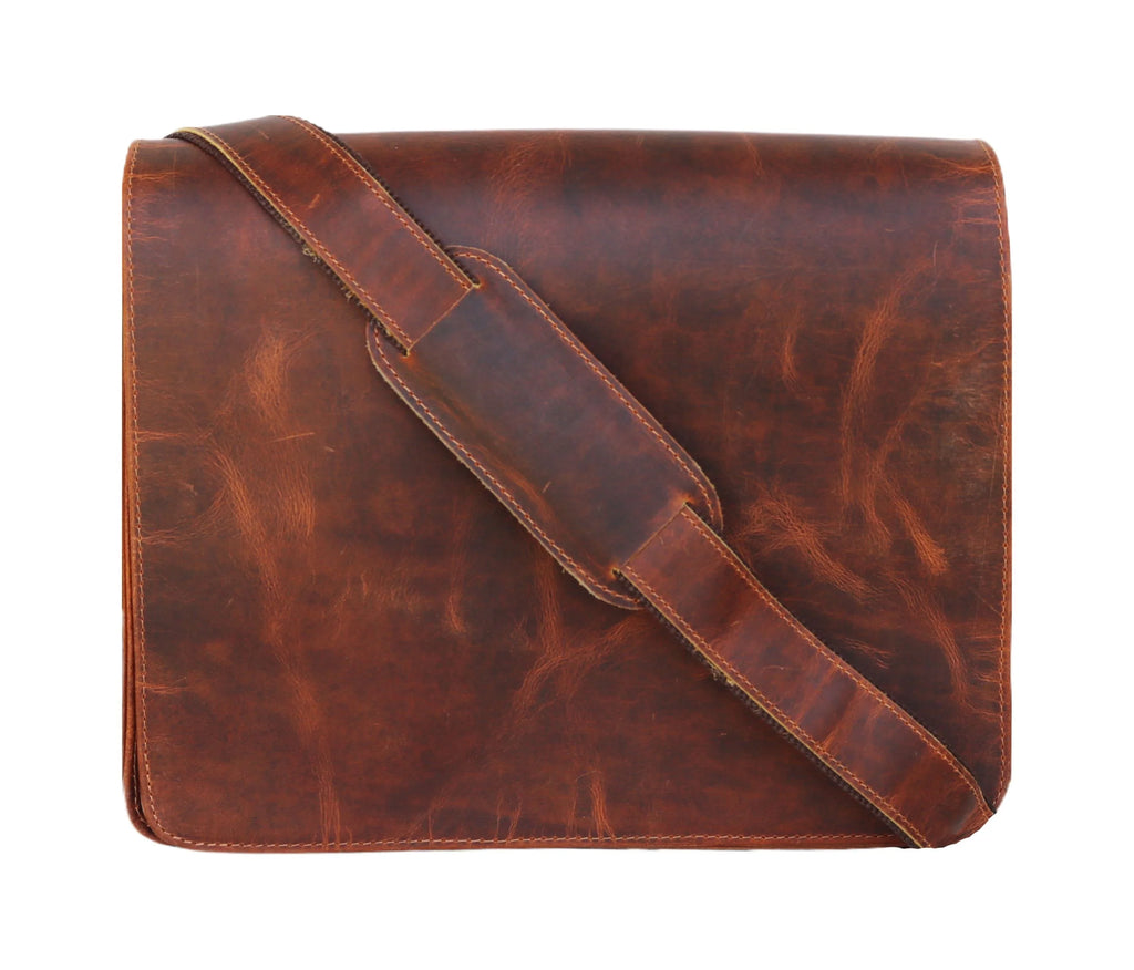 shoulder distressed iPad for office gift MacBook for briefcase bag men satchel Handmade Leather bag bag