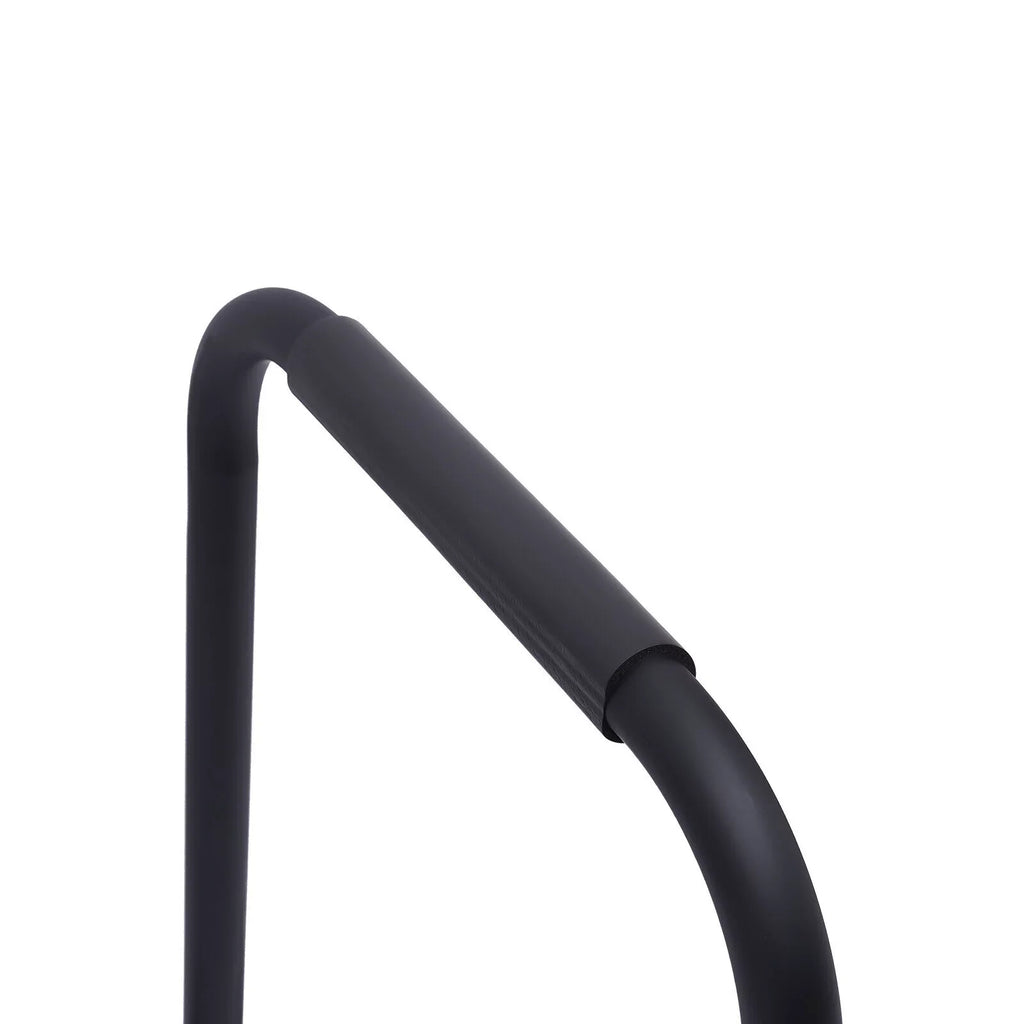 Stand Station Adjustable Gym Dip Upper Flkoendmall Black Body Height Home Equipment for