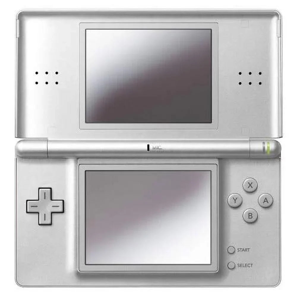 (Refurbished) Silver Gray Metallic Nintendo DS Restored Lite Grey
