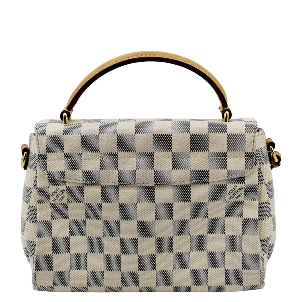 Croisette Crossbody Bag Pre-owned Satchel Azur Damier White