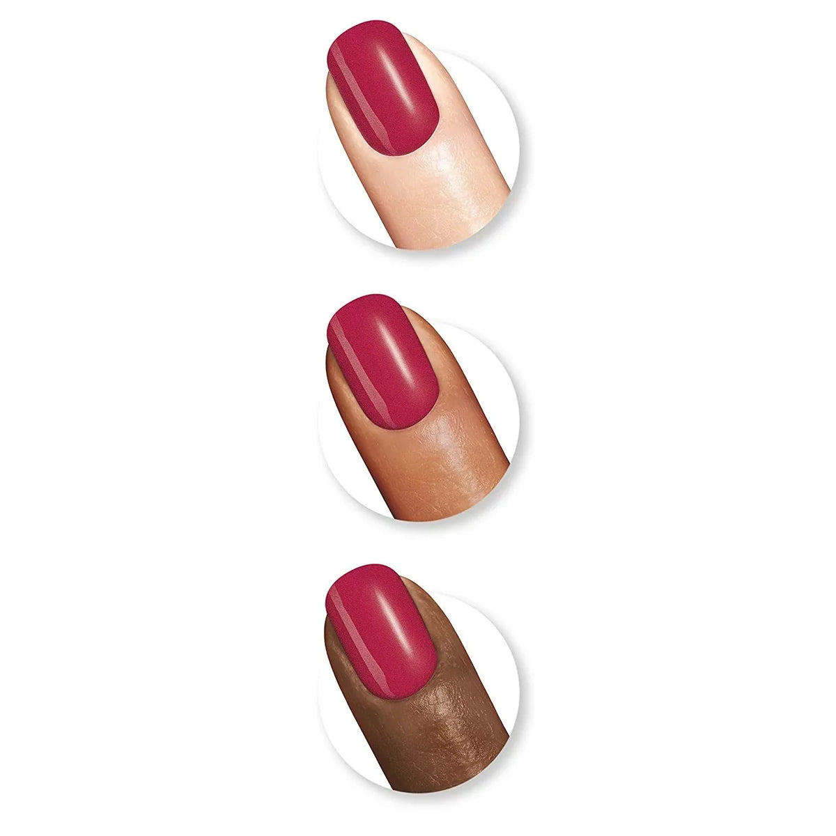 Gel Duo Sally Hansen Polish, Pack Nail Miracle Glow Bordeaux