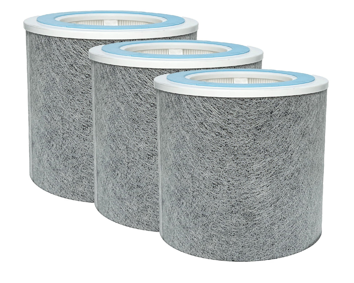 True For 3 HP102 Filter Activated Packs Carbon HP102 HC452, Shark Purifier Air Replacement HEPA