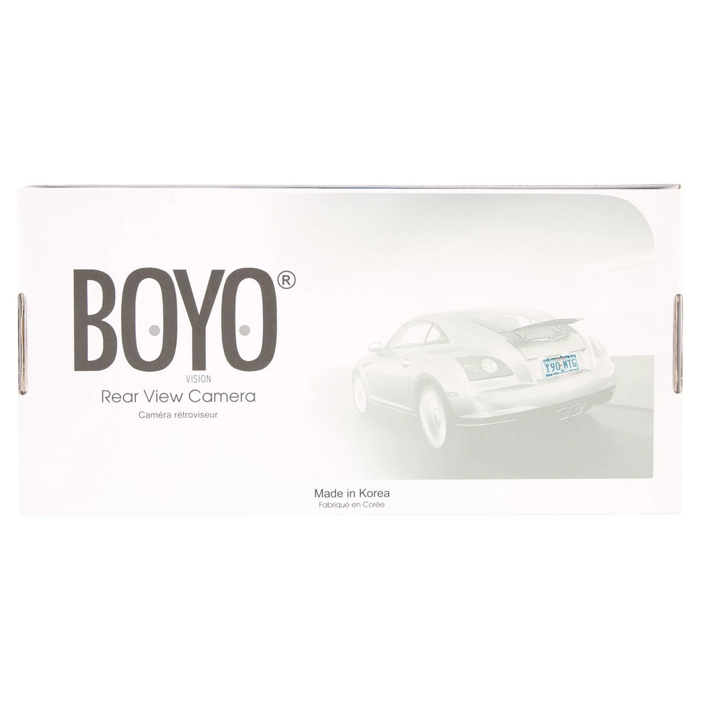 Camera BOYO - Ultra Plate Backup VTL275HD HD License (Chrome) Slim Full-Frame