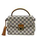 Croisette Crossbody Bag Pre-owned Satchel Azur Damier White