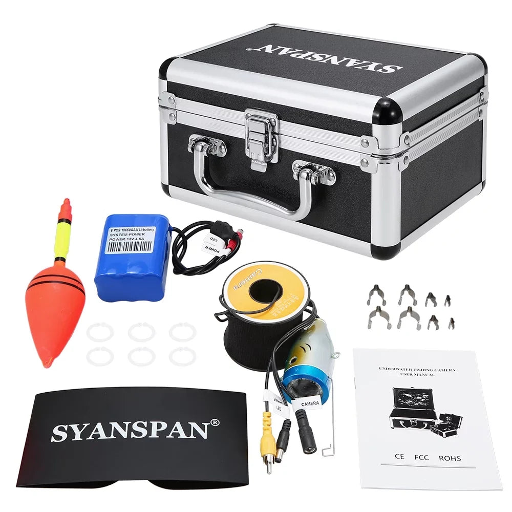 Ice Infrared Koeb Ice Lake Huiop Fishing Waterproof Inch1000tvl Boat Lake Fish InchIr Fish Camera,1000tvl 24pcs Camera Kit Waterproof Leds1000tvl SYANSPAN Ir Camera Leds 7"
