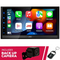 New Shallow-Chassis Receiver KW-M785BW Multimedia Camera with 6.8" Backup JVC