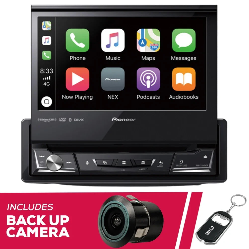 Receiver DVD Bluetooth Bullet & New Camera 6.8" w/ AVH-3500NEX Multimedia Pioneer