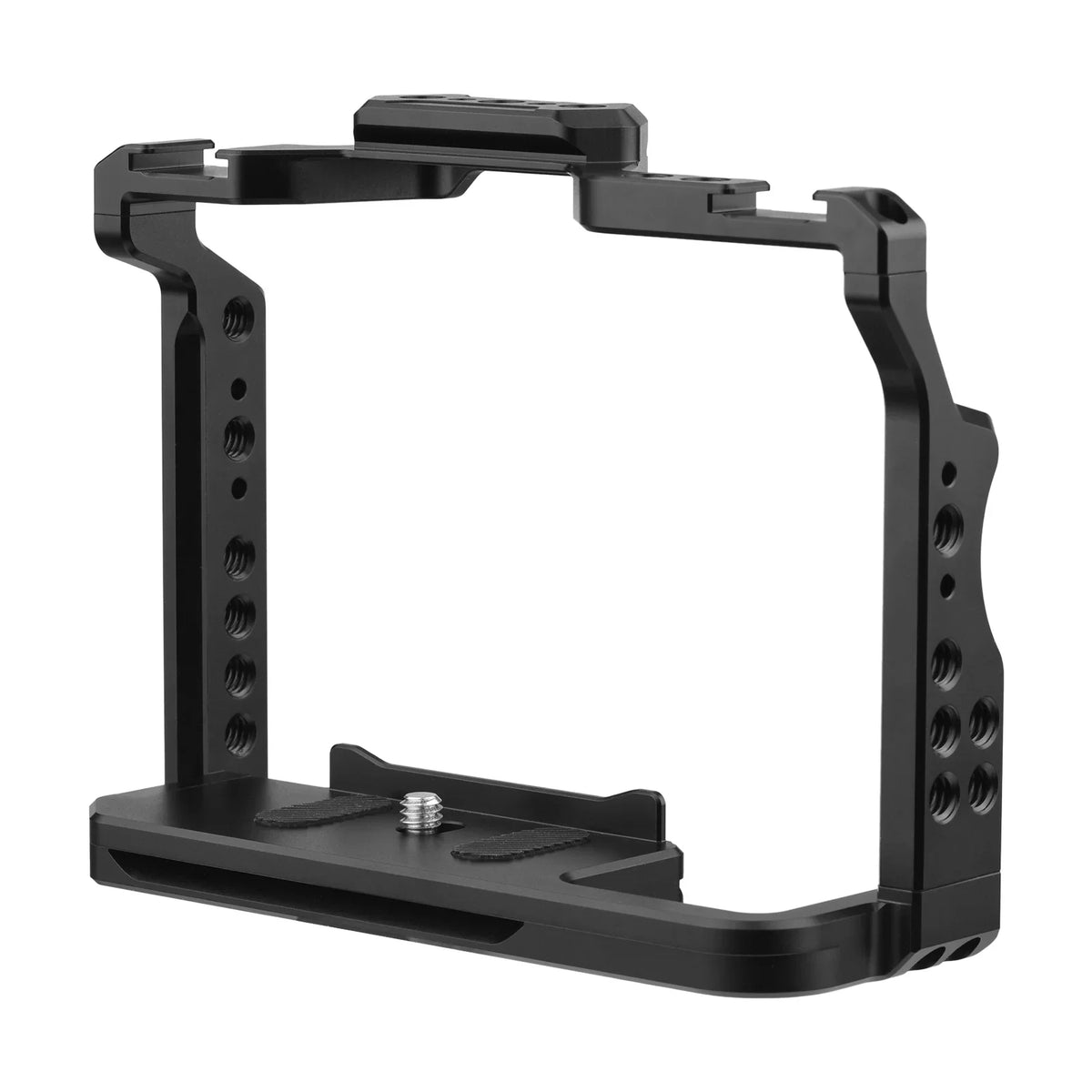 with A7R Numerous Cage Shoe Dual A7III/ A7R A7S A7II/ Inch Aluminum 1/4 Mounts II for II/ Alloy Cold Andoer A7IV/ Camera Cage Replacement Video III/ Threads