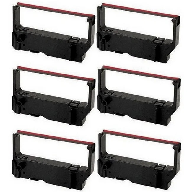 (6/PK) Printer Star-Micronics P.O.S. Compatible Black/Red MP-200 (30982002BR) Series/SP-212/SP-242/SP-500/SP-2000 Series/MP-235/MP-242/MP-292/MP-512/SP-200 PrinterDash for Replacement Ribbons