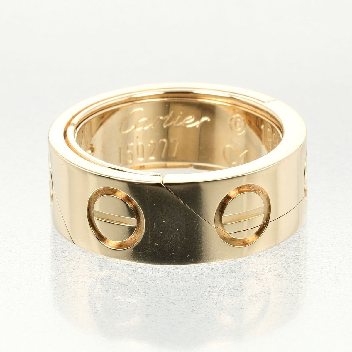ring, Love YG dimension 9 gold, Astro yellow approx. (Good) Pre-Owned Cartier 11.68g I132124018 K18