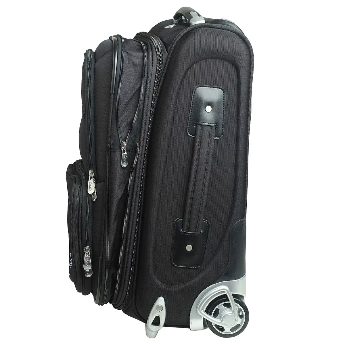 Suitcase Black Rolling Softside 21" MOJO Philadelphia Carry-On Eagles