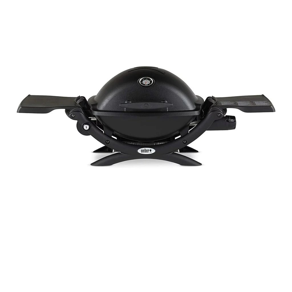 with Weber Portable (Black) Hose Liquid Cart, Grill Q1200 Propane Adapter Bundle