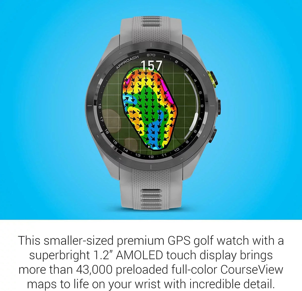 Black S70, Approach with (47mm) Garmin Accessories