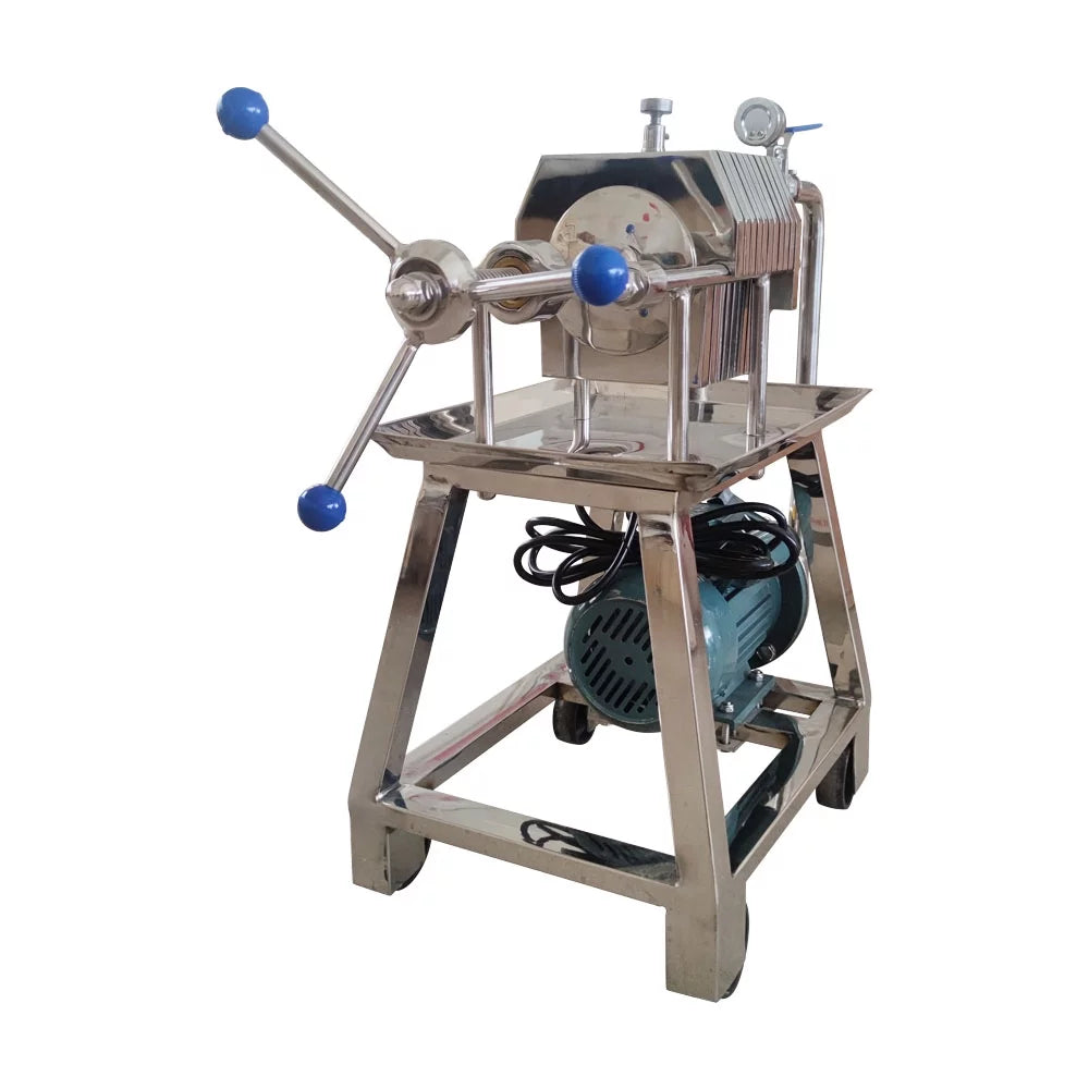 Machine Beer Steel Filter Stainless Frame Filtration FT150 Slag Filter Press layer Plate 220V Filter 10 Pressure