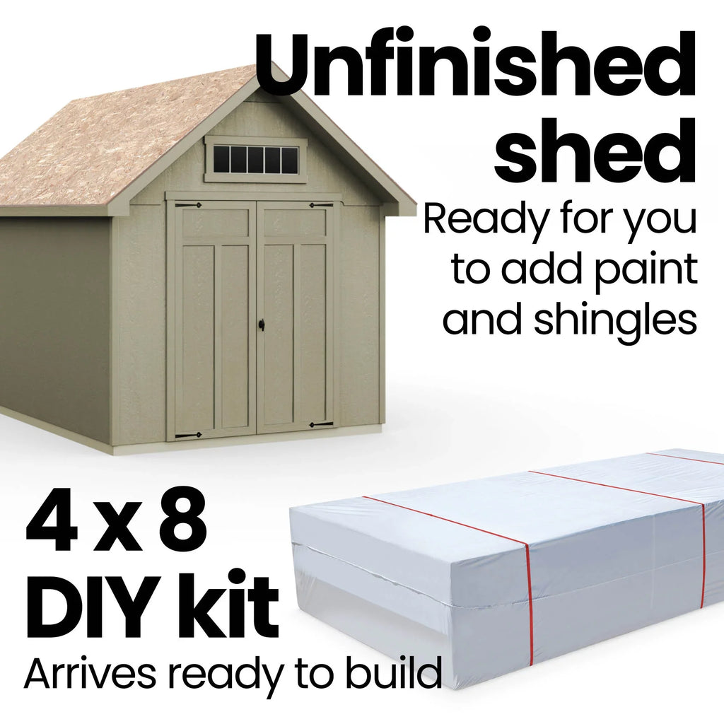 Storage 12 (Floor Products ft. ft. Wood Tribeca Home Handy x Shed 8 Included)