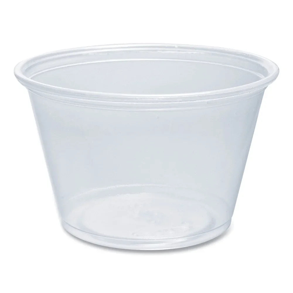 400PC Conex Polypropylene oz. 4 - Containers Dart Portion Complements Clear (2500/Carton)]