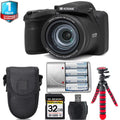'+Tripod Kit AZ405 Kodak 1 PIXPRO + Digital + -32GB (Black) Warranty Camera Case Yr