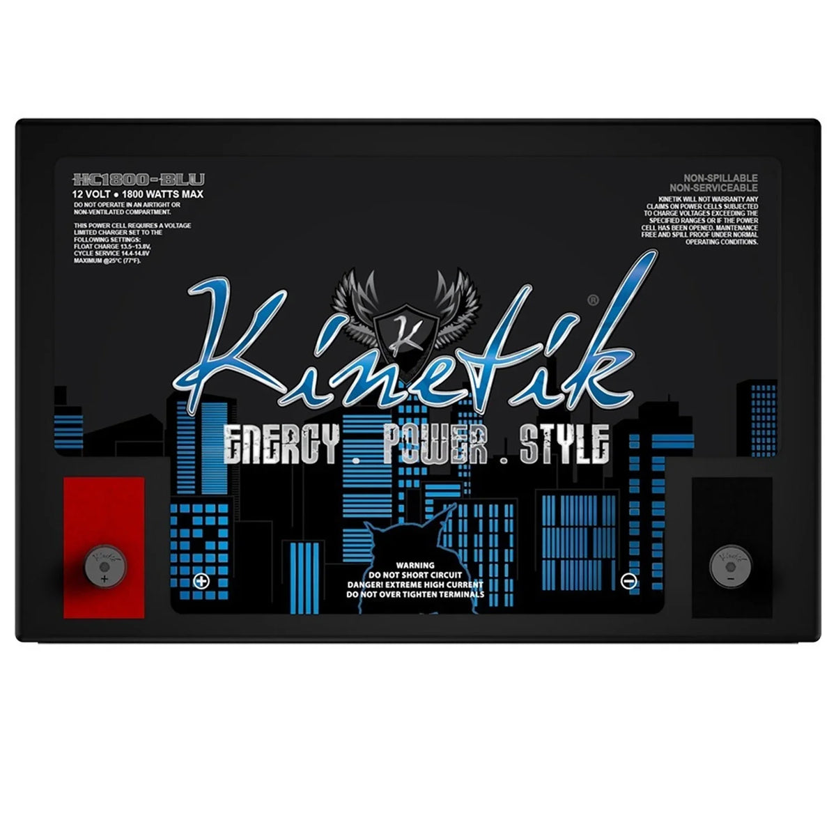 Cell Power for APCL-18001D AudioPipe HC1800-BLU Kinetik Replacement Battery 1900A Amp