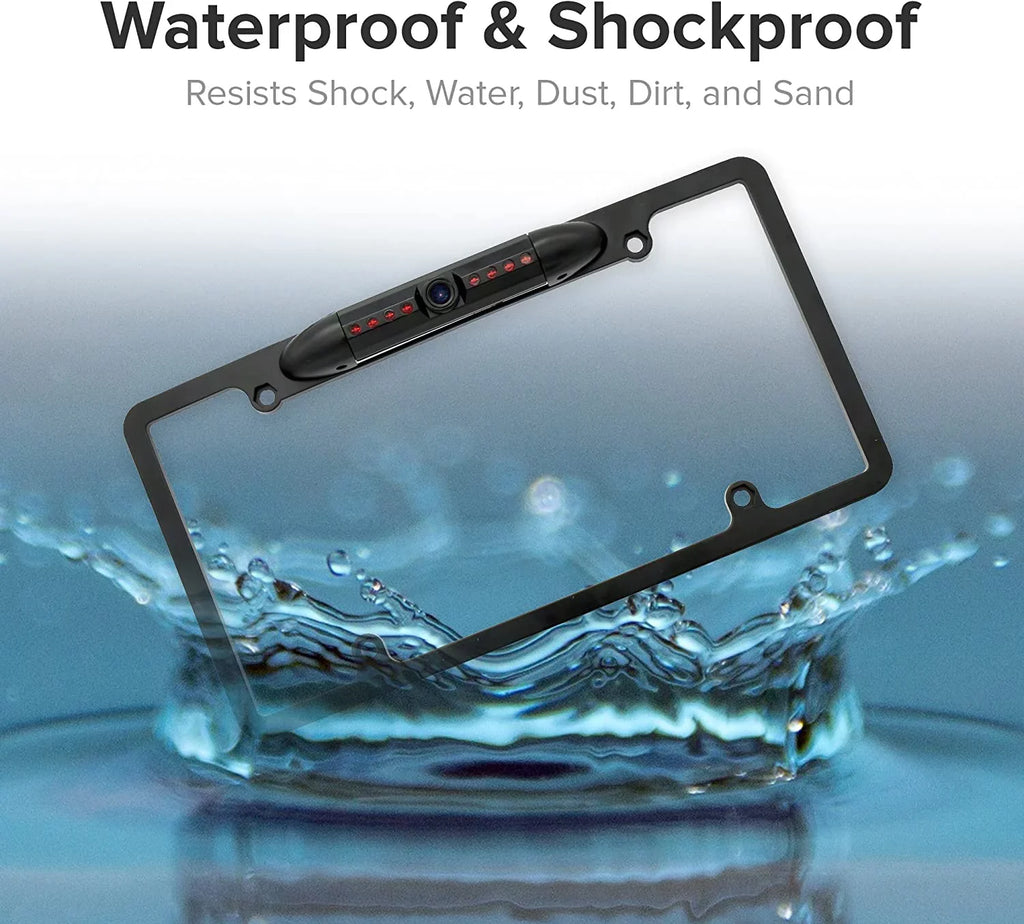 INEW987HD Camera Plate for Frame Black Backup Rearview INE-W987HD License ALPINE