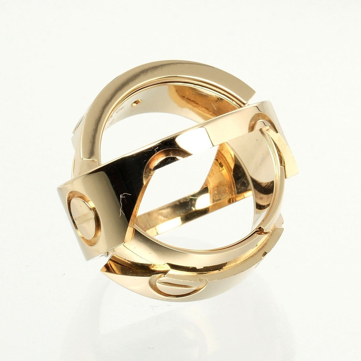 ring, Love YG dimension 9 gold, Astro yellow approx. (Good) Pre-Owned Cartier 11.68g I132124018 K18