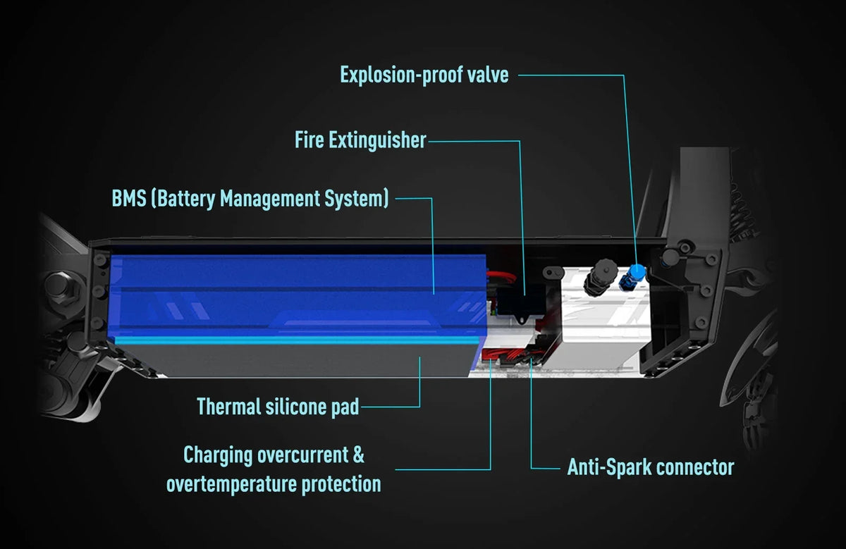 Dual With Combines Performance Teewing Mars Motor Battery High-Capacity 6000W Scooter 60V for a 35AH Adults 6000W Electric