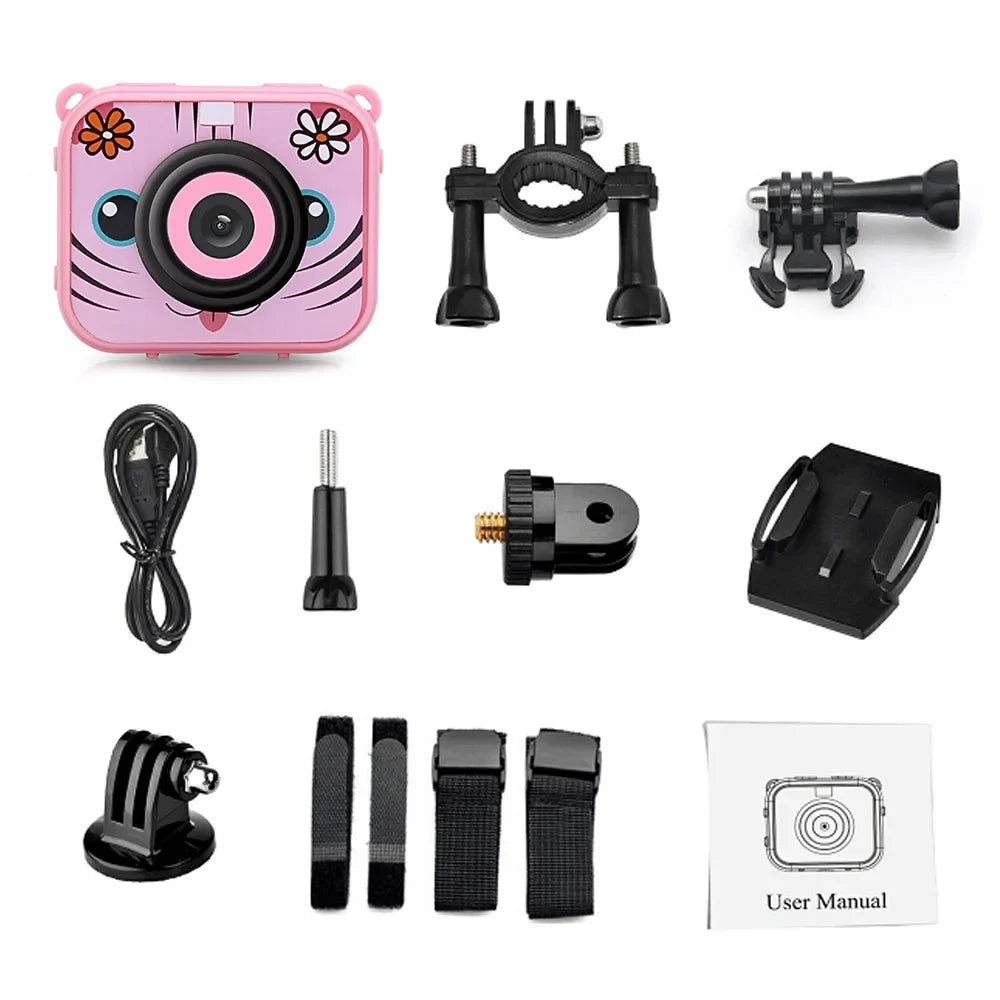 New 1080P Present Lithium Year Children Camera Battery Camera 30M Camera Camera,30M New Lithium Camera Camera 12MP Camera Battery Waterproof Video Nebublu Kids Built-in 1080P Built-in Video Kids 12MP