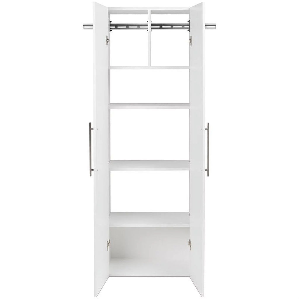 White Wall Cabinet Row Garage Mounted Piece Large Set 72" Pemberly in 3