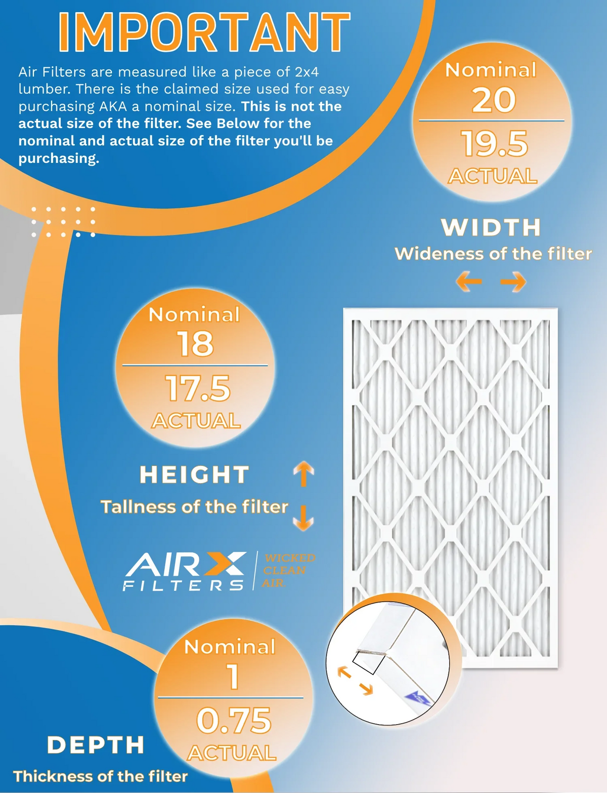 AIR. Filter Furnace USA 9 12 & - Comparable WICKED 1500 in Pack FILTERS AIRX MPR MERV 18x20x1 Rating, FPR 2200 CLEAN Filters 13 - to Air by Made of