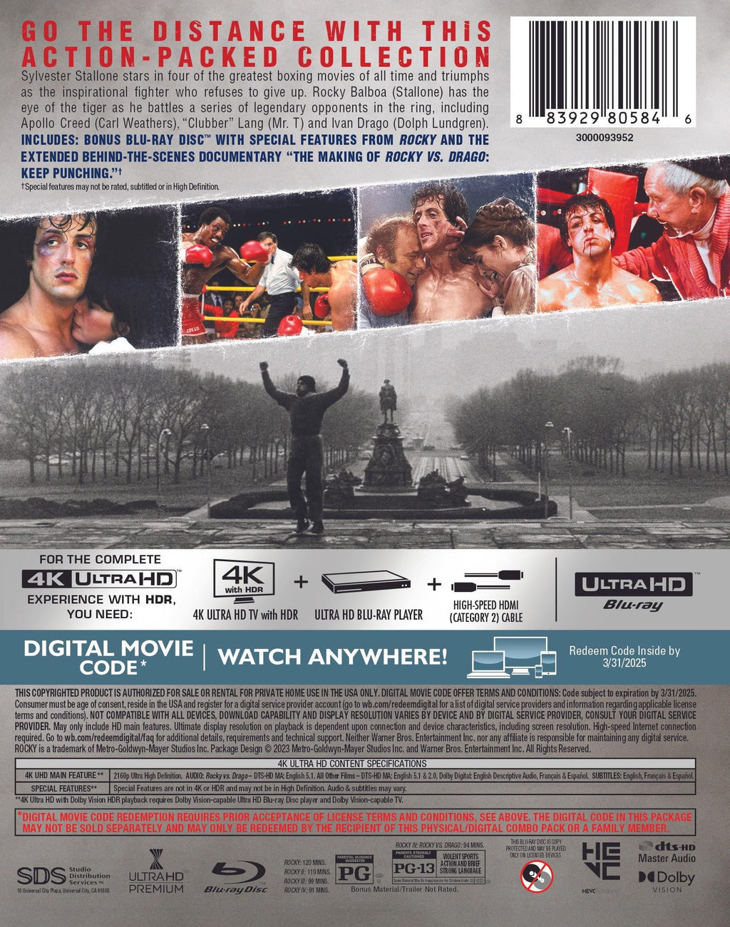 Rocky: HD) Knockout (4K Collection Ultra The