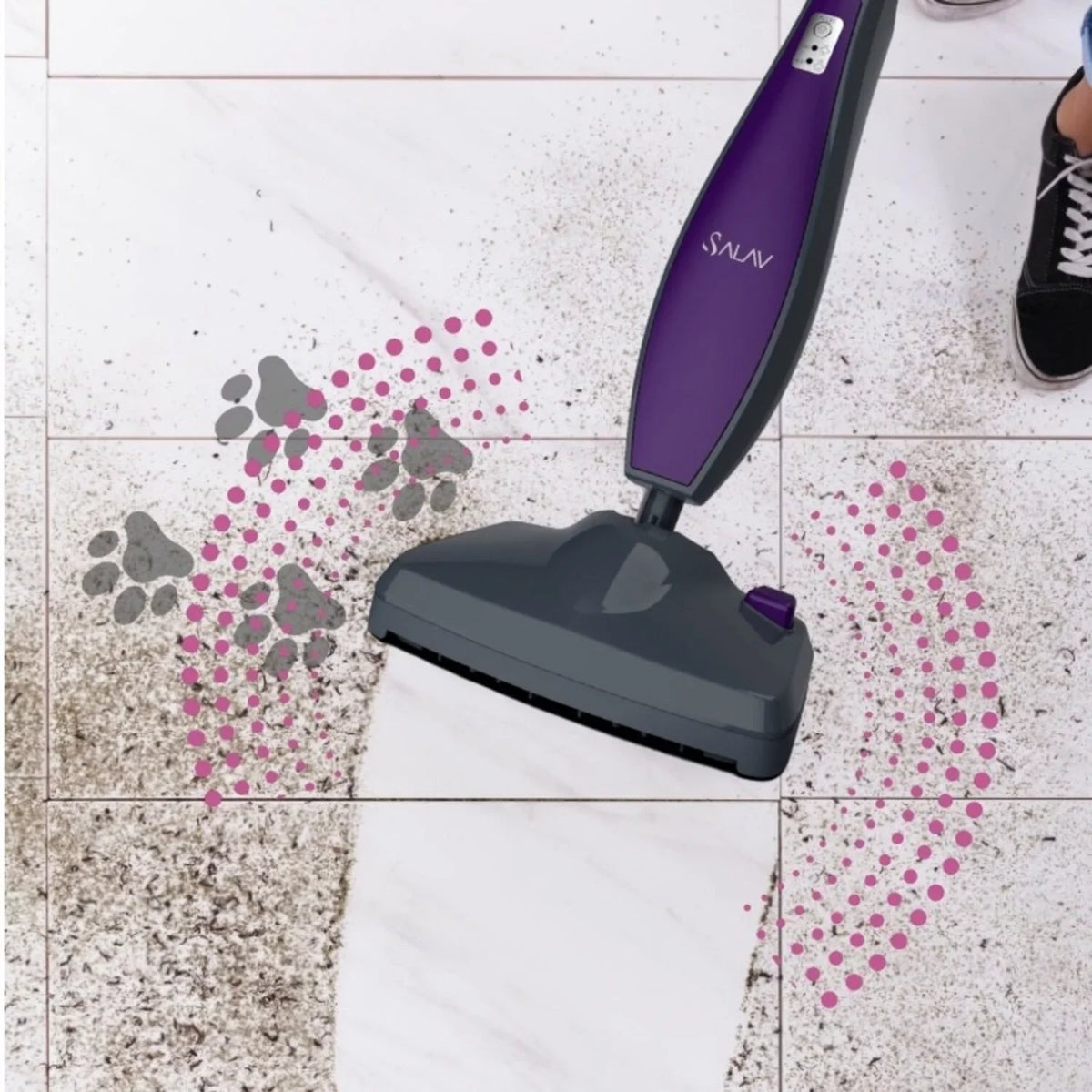 STM-403 Steam Mop Motion Salav Pet Vibrating