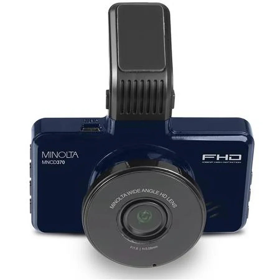 Dash Camera, MNCD370 3" 12MP Screen LCD HD Full Blue