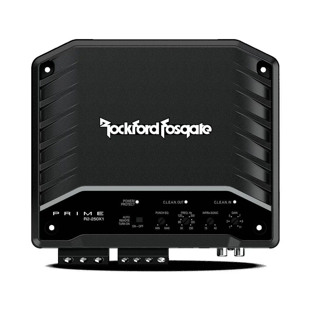 250-Watt Range Rockford Amplifier R2-250X1 Full Class Mono Fosgate D Prime