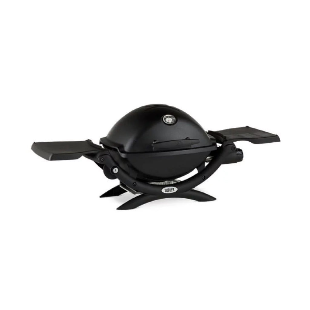 with Weber Portable (Black) Hose Liquid Cart, Grill Q1200 Propane Adapter Bundle