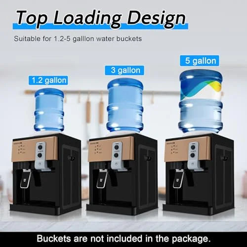 Dispenser Gallon 5/3 Cold Use and Dispenser liquid Office liquid for Cooler Hot Countertop 110V Home