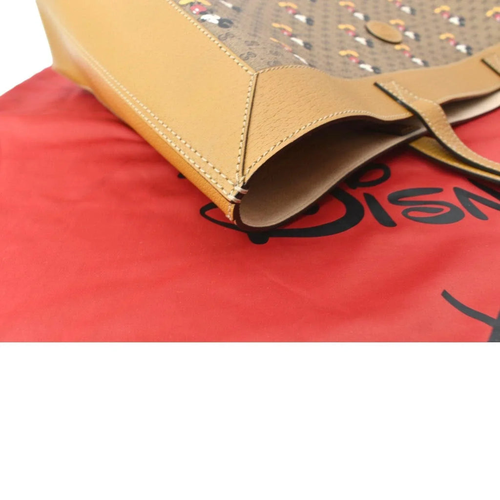Pre-owned Beige x 547947 Disney Tote Medium GG Supreme Bag