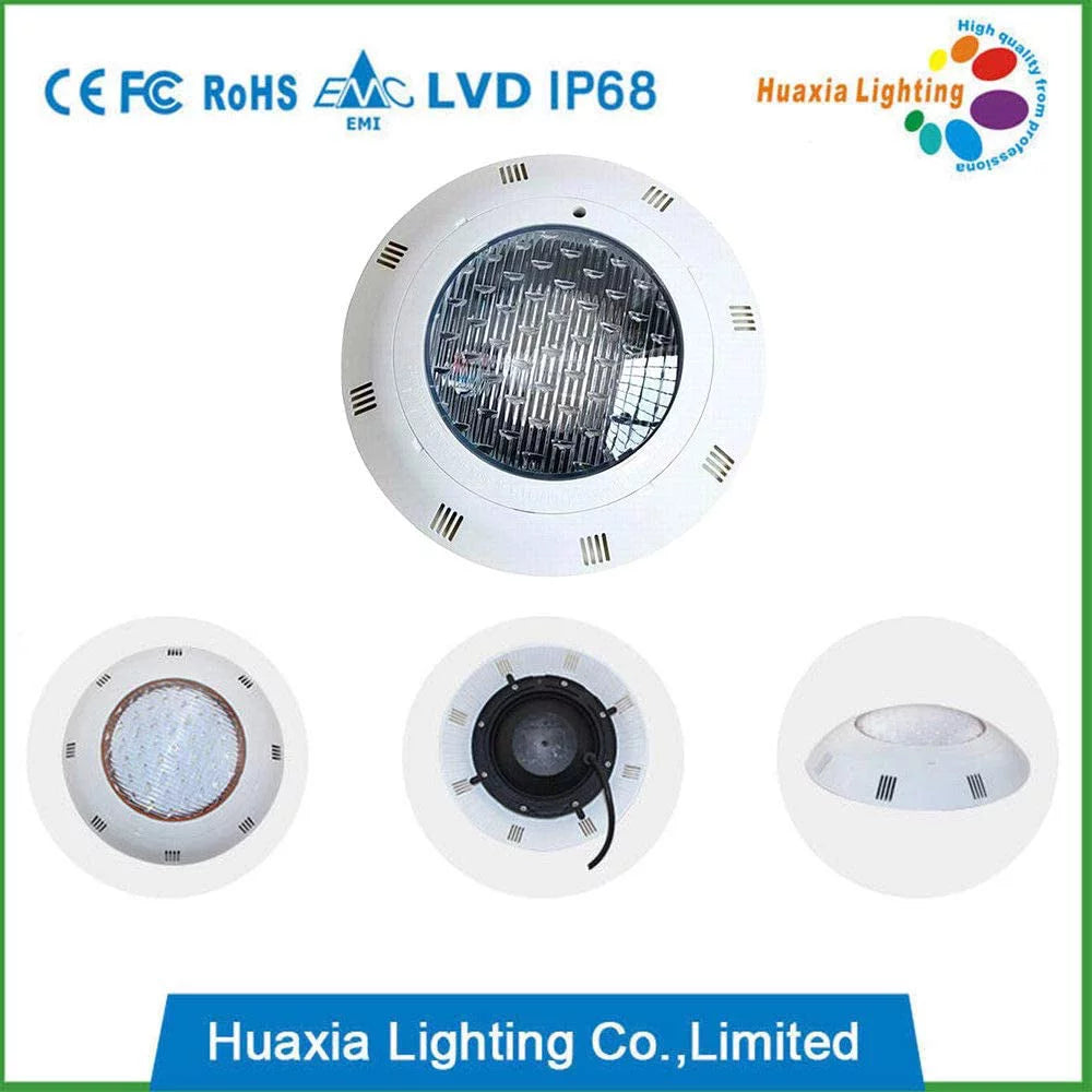 Waterproof Miumaeov Pool Underwater 12V (18W) Light, RGB Remote Light Control with LED Swimming Lamp IP68