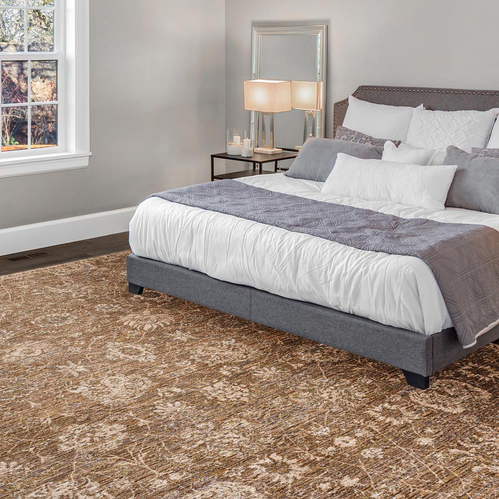 Chocolate YA7 Dalyn Yarra x 5' 3' Rug Rugs
