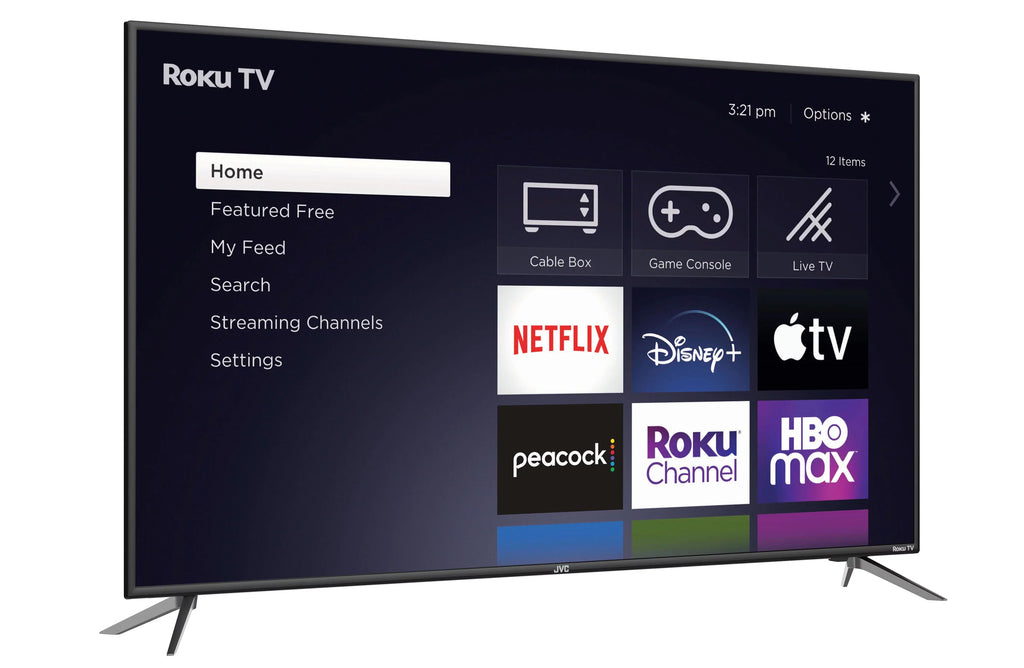 Roku Quantum QLED Class 4K UHD LT-58MAW804 Series JVC Smart 58" TV