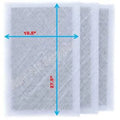 MicroPower with Replacement (3 Pack) Air 12x30 Cleaner Refills Filter 12x30 Pads RAYAIR Compatible SUPPLY Guard WHITE