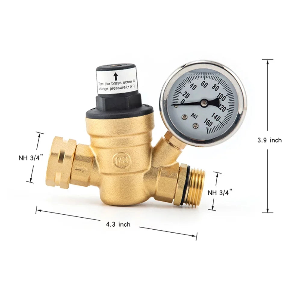 Inlet Screened Valve,Reducer 0-160psi And And liquid Inlet -free Brass Brass Valve -free liquid Pressure Andoer Screened With Huiop Filter 0-160psi Inlet And 0-160psi Adjustable Brass With Valve