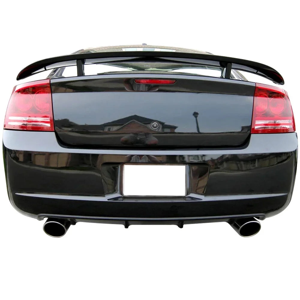 Painted Compatible Trunk Dodge Pearl #PXR Motorsports Brilliant Black with Charger 06-10 Ikon Spoiler Wing