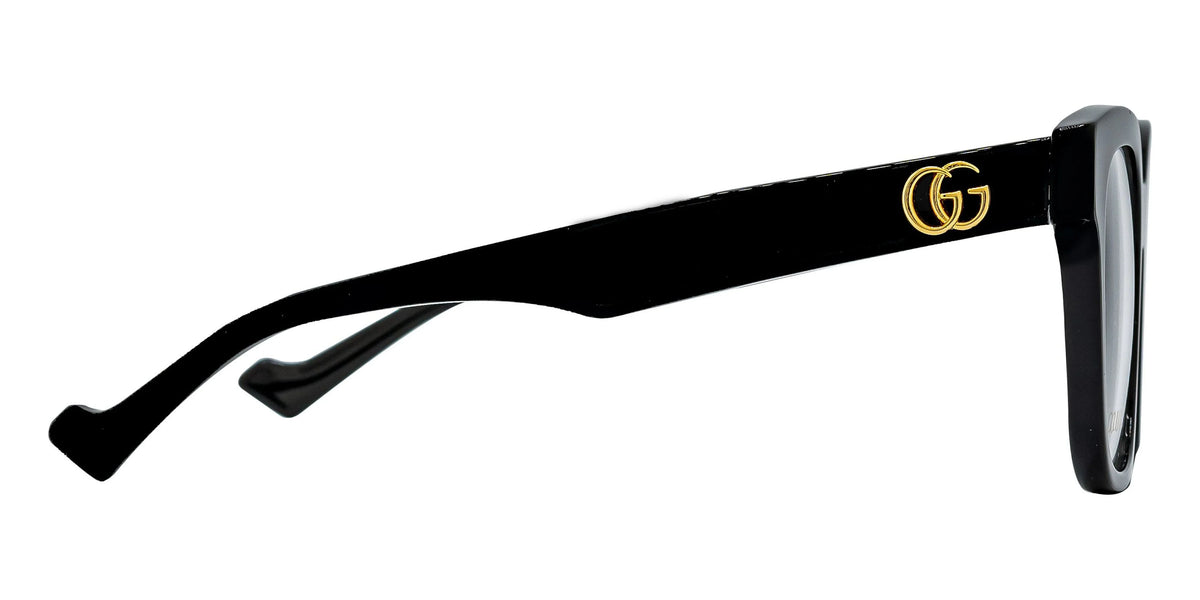 Gg0958O Black-Black-Transparent Optical Clear Women