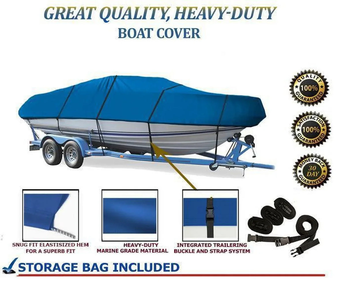 Sundowner Compatible GREAT for Winns Boats BLUE, Four BOAT grade COVER 1993 1994 195 1992 1987