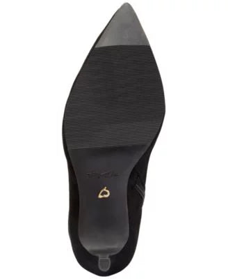 Stretch Gore Pointed Rajel Toe Zip-Up Shoes V-Notch Stiletto Black SODI Comfort Boots THALIA Womens 9.5 Cushioned M